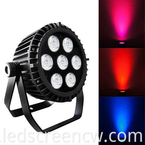 7pcs Led Par Light